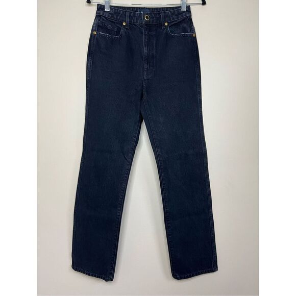 Khaite Abigail High Rise Straight Jeans in Prescott - Picture 4 of 8